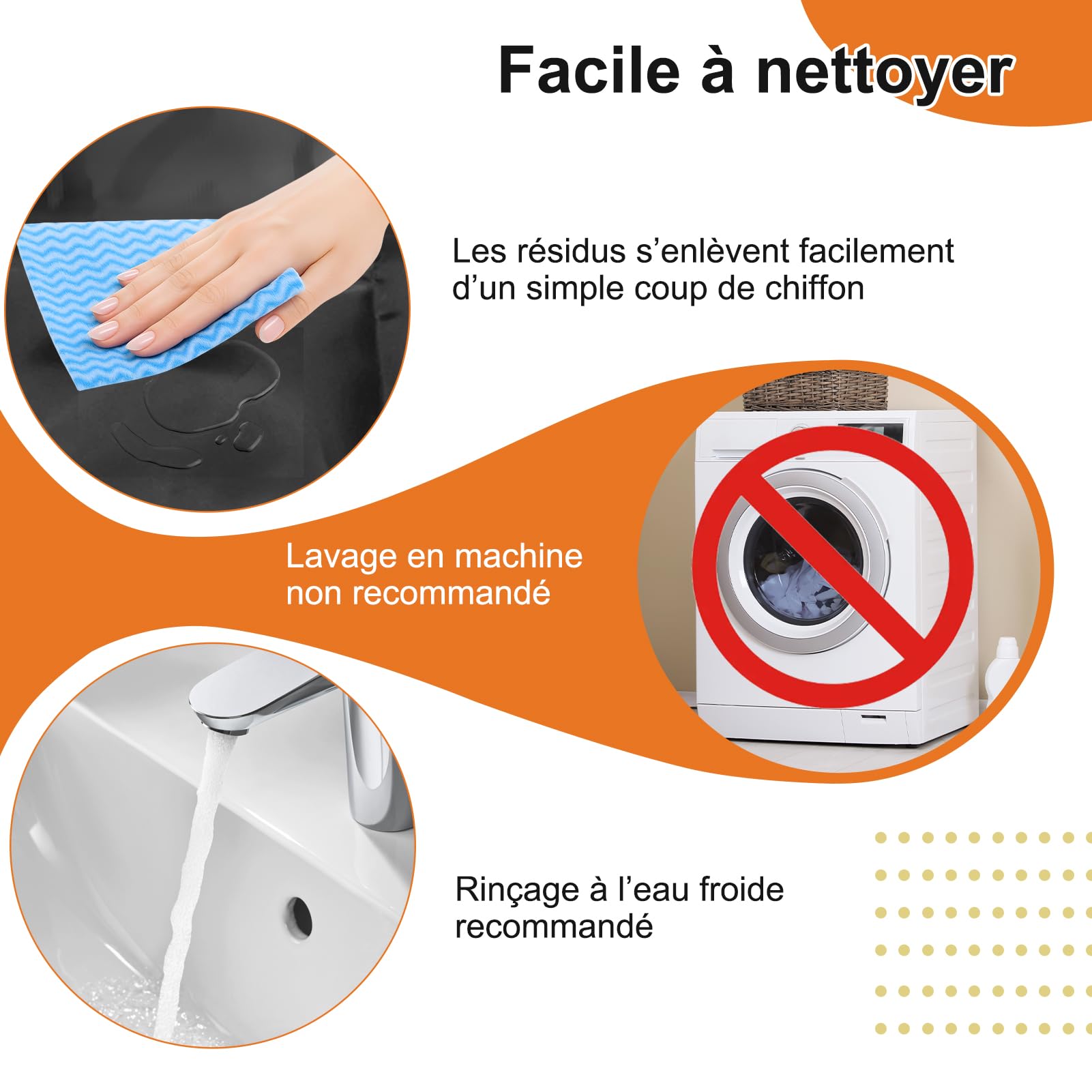 Housse de cage de cochons d'Inde imperméable fond pour habitat de petits animaux en toile pour lit de chinchilla (105 x 69 x 11 cm)