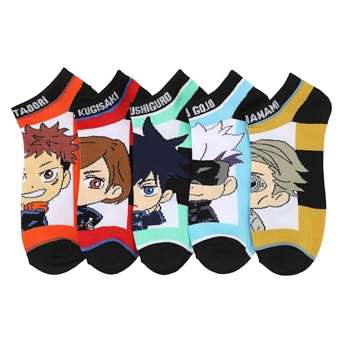 Jujutsu Kaisen 5-Pack of Womens Ankle Socks
