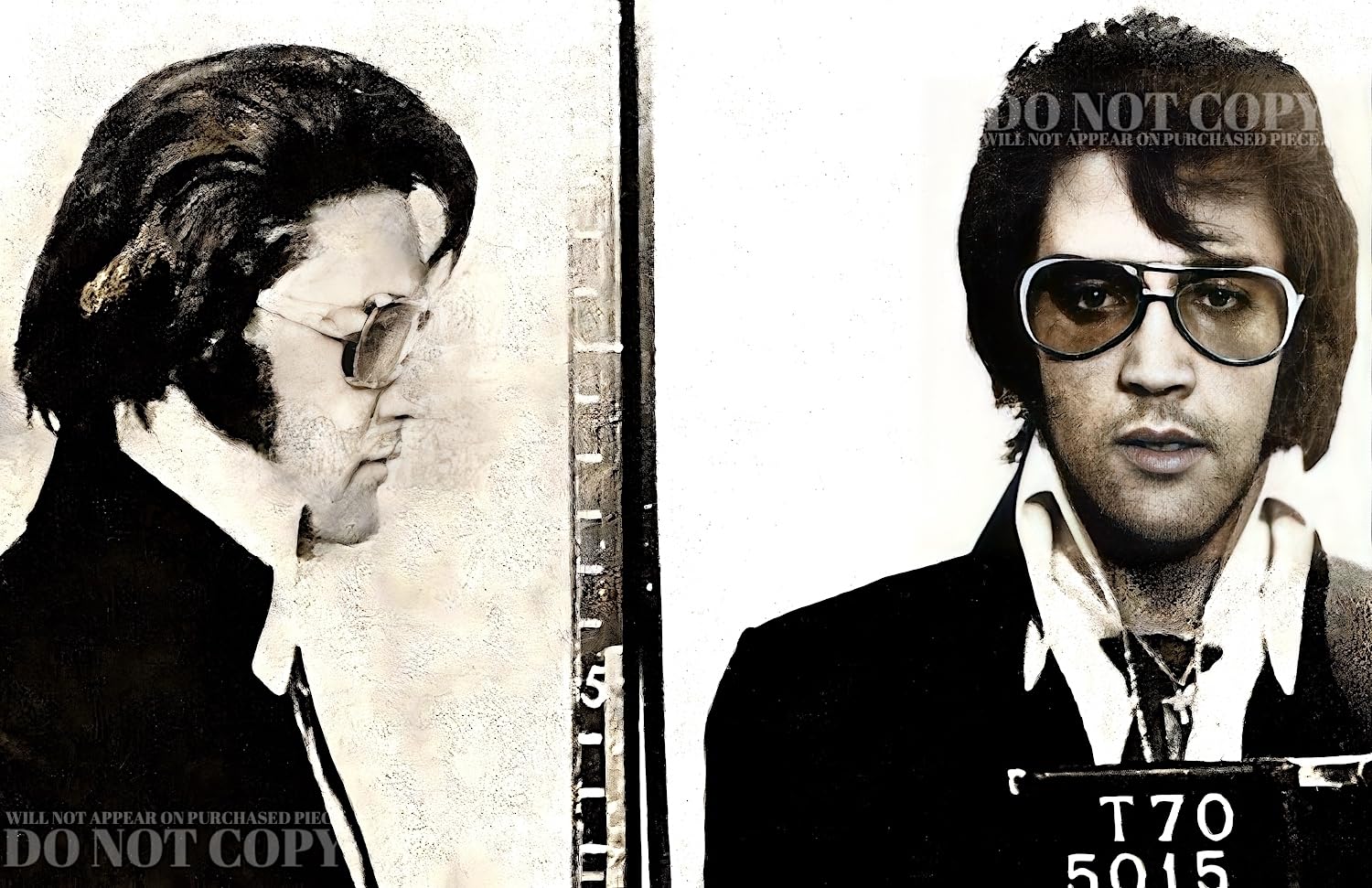 Amazon.co.jp: エルビス・プレスリー マグショット 写真 11 x 17インチ