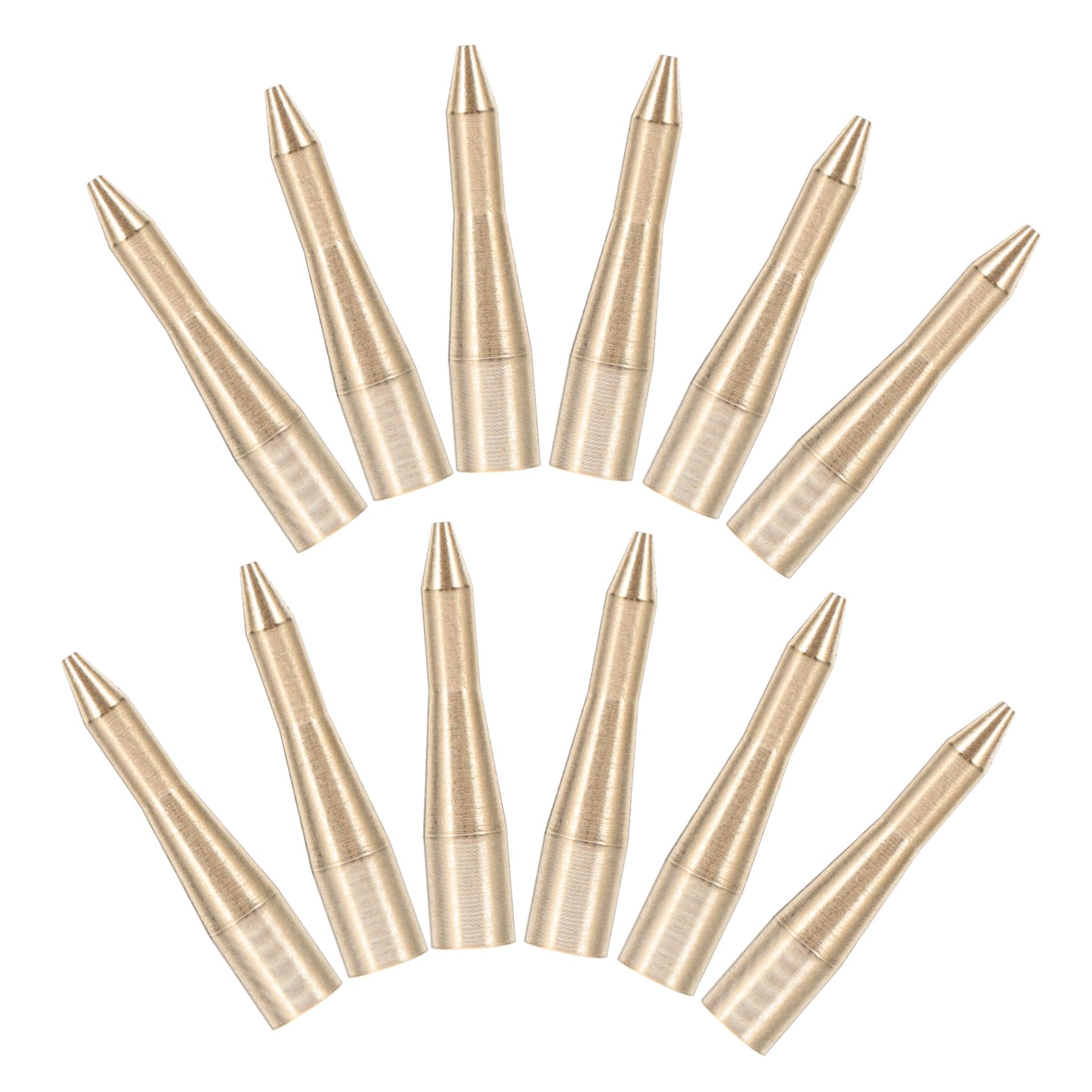 VANZACK Enhance Your Game 12pcs Metal Shafts Thread Sleeve Flights and Shafts for Outdoor Accessory