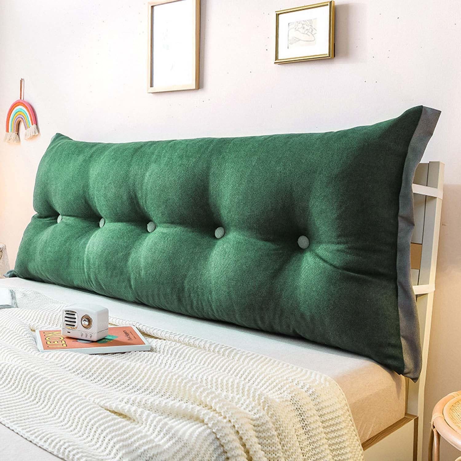 CCXXYGWJ Almohada de Cuña Triangular 80x50x20cm - Soporte Lumbar para Lectura y Relajación del Respaldo - Respaldo Acolchado para Cabeceros y Comodidad