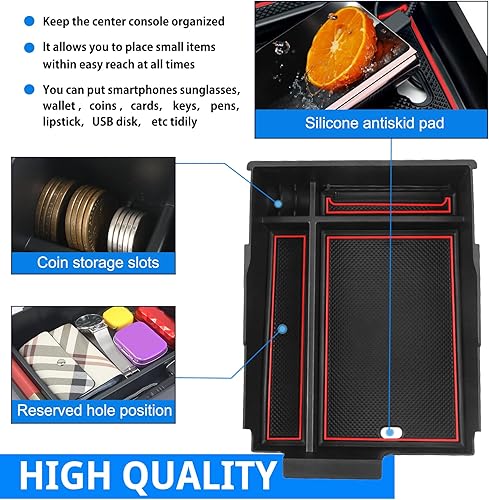 Miniatura 6 de SHAOHAO Bandeja organizadora para consola central Hyundai Palisade 2024 2025 para Hyundai Palisade 2023 2024 2025 Accesorios SE SEL XRT Limited