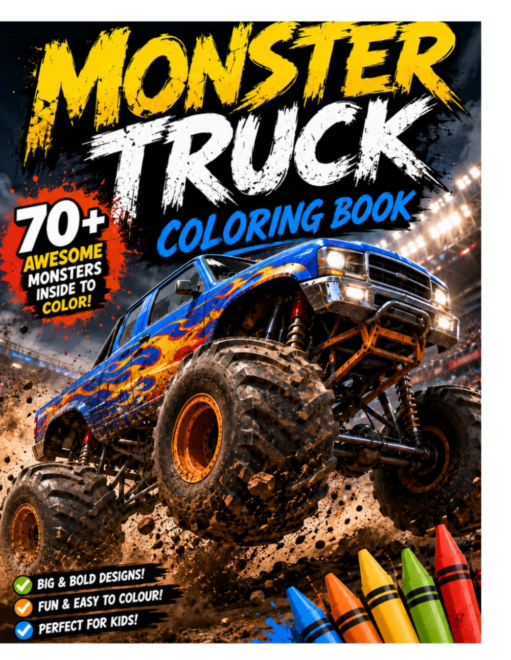 MONSTER TRUCK COLORING BOOK