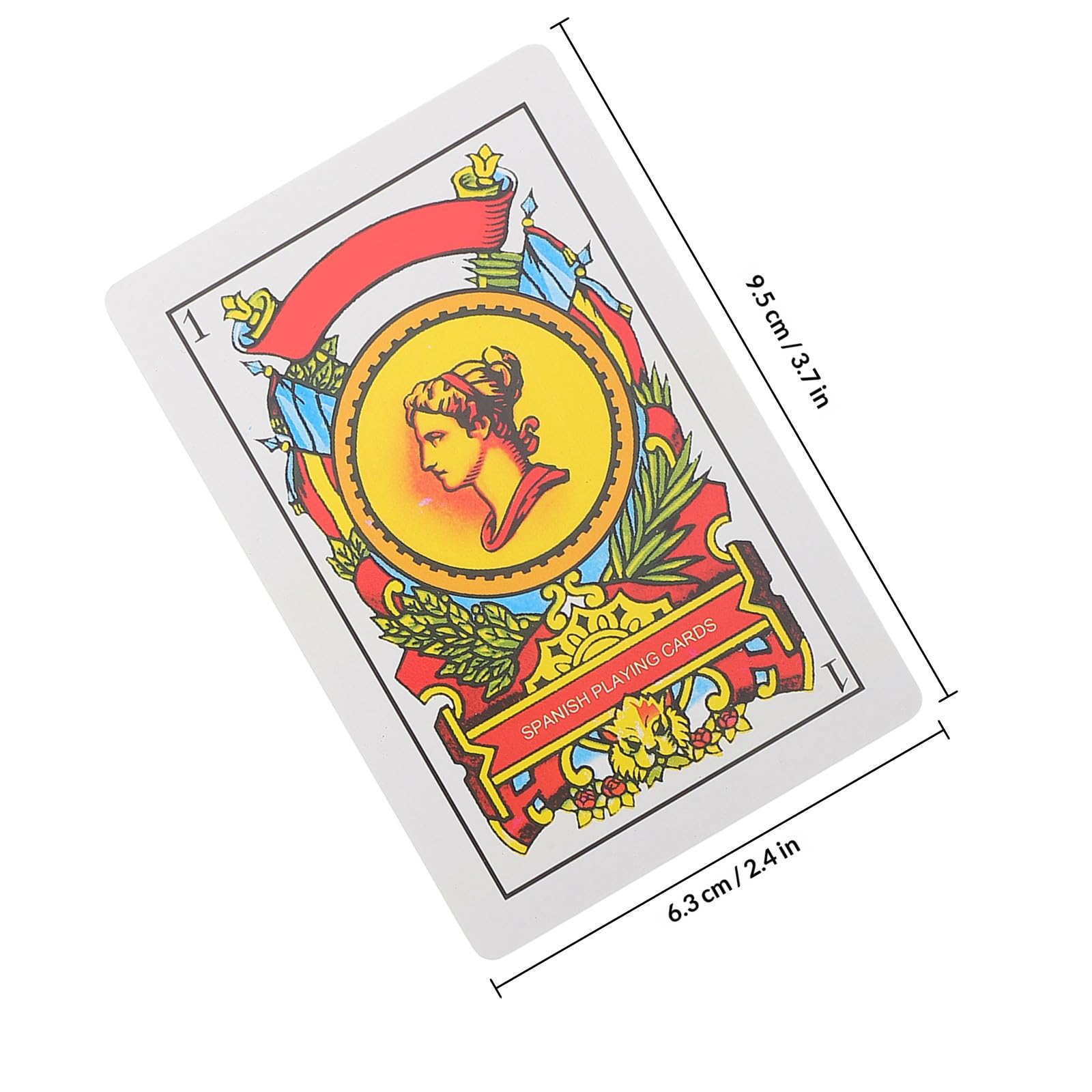 Cabilock 4 Pezzi Carte da Gioco Messicane Spagnole per Feste, Gioco