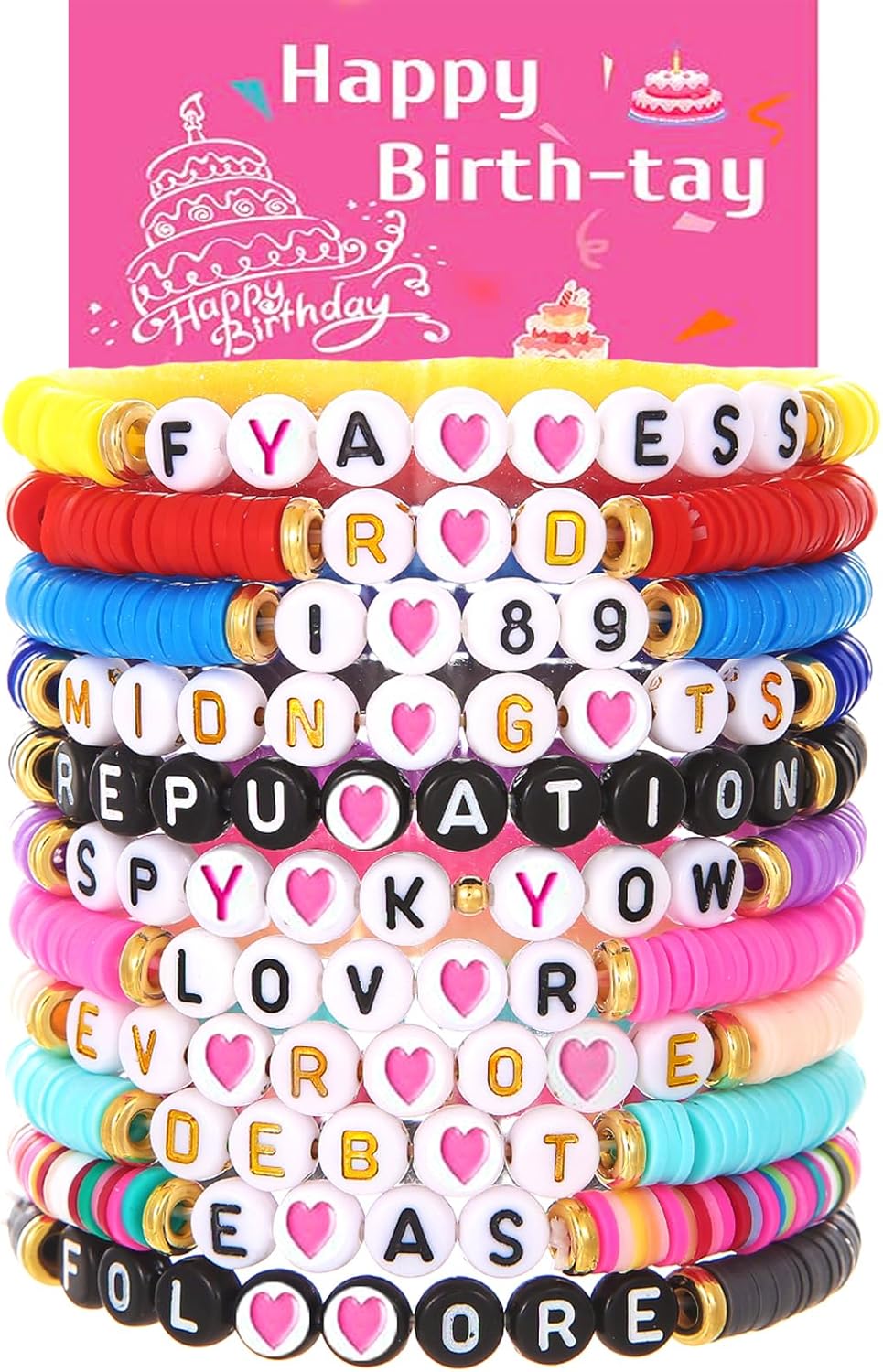 COLINAR Friendship Bracelets Set, Singer Tour Concert