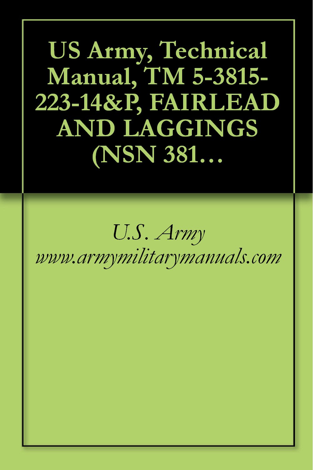 Amazon.co.jp US Army, Technical Manual, TM 5381522314&P, FAIRLEAD