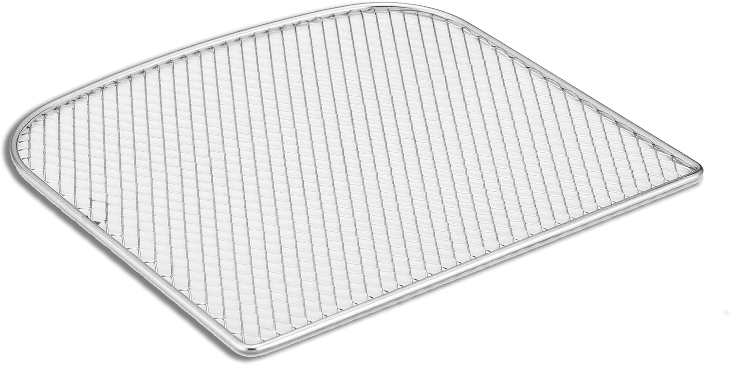 Close-up of the rotisserie handle accessory.