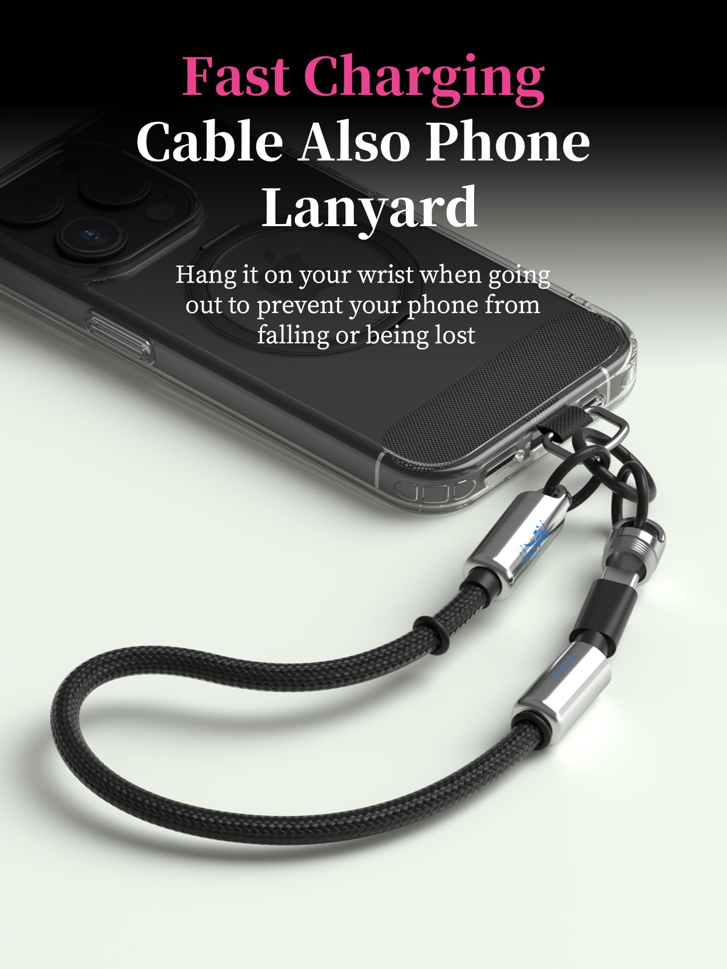 Hagibis USB C Lanyard Cable - Fast Charging -2