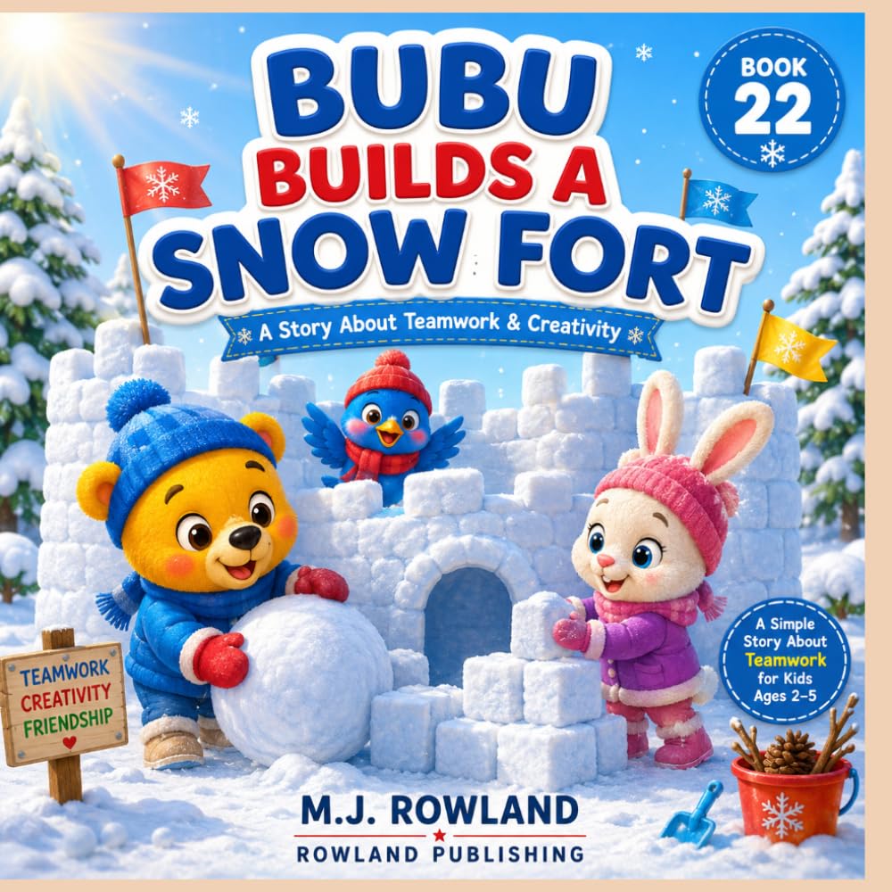 BUBU BUILDS A SNOW FORT: A Story About Teamwork, Creativity & Friendship (The Christmas Feelings Collection)
