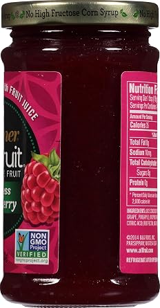 Polaner All Fruit Spreadable Fruit, Seedless Raspberry, 10 Ounce