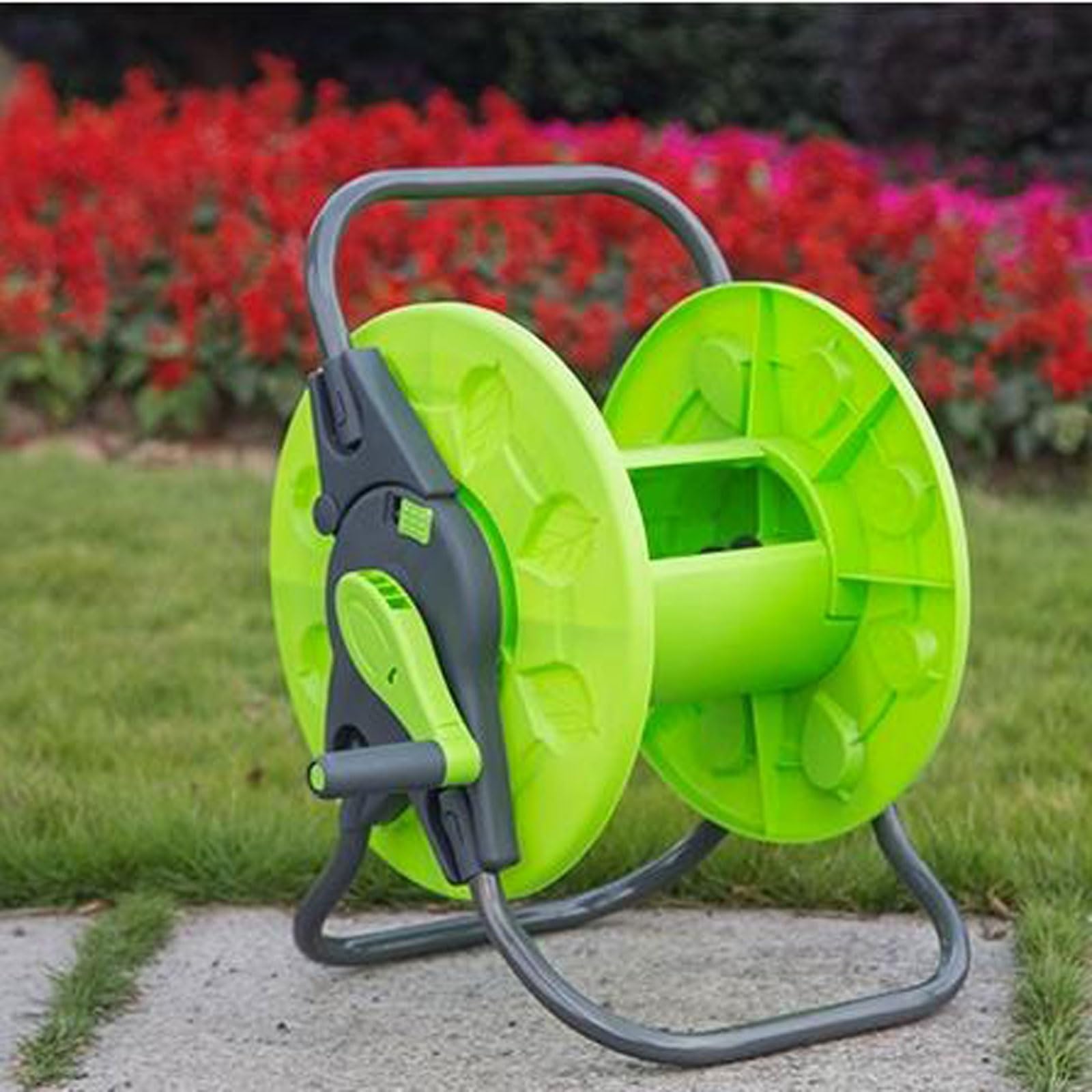 Avvolgitubo da Giardino Avvolgitubo da Giardino Vuoto, avvolgitubo Compatto Pieghevole, Supporto for Tubo da Giardino Portatile Supporto per Tubo d’Irrigazione
