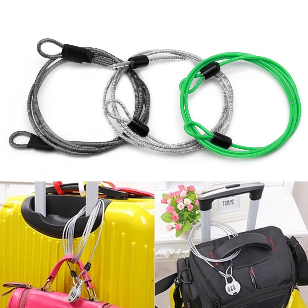 Ldabrye Bike Security Cable Security Cable Lock Cycling Stainless Steel Security Loop Cable Lock Scooter Lock