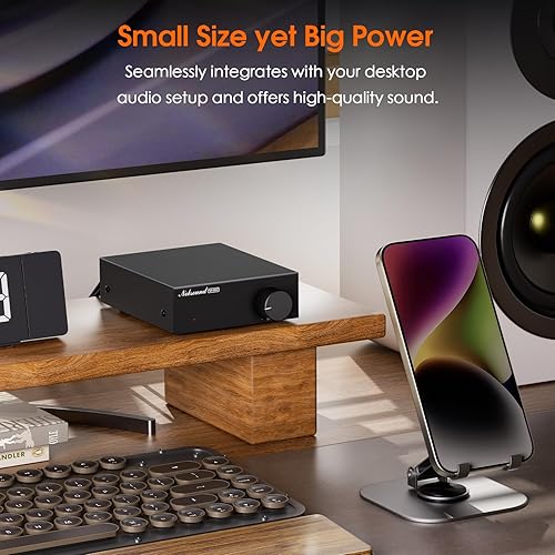 Miniatura 4 de Mini amplificador Nobsound de 2 canales amplificador de potencia digital de alta fidelidad de 60 x 2, clase D con TPA3116 para estéreo de cine en