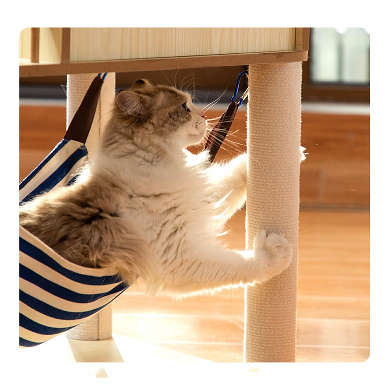 villa per gatti Struttura da arrampicata for gatti, lettiera for, albero for, gratta e vinci in sisal Per interni