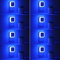 Vista 13 de Sujeet Luz Nocturna, Set de 8 Luces Nocturnas Enchufables en la Pared, Luz Nocturna Enchufable, Lámpara LED de Atardecer al Amanecer (Blanco Cálido)