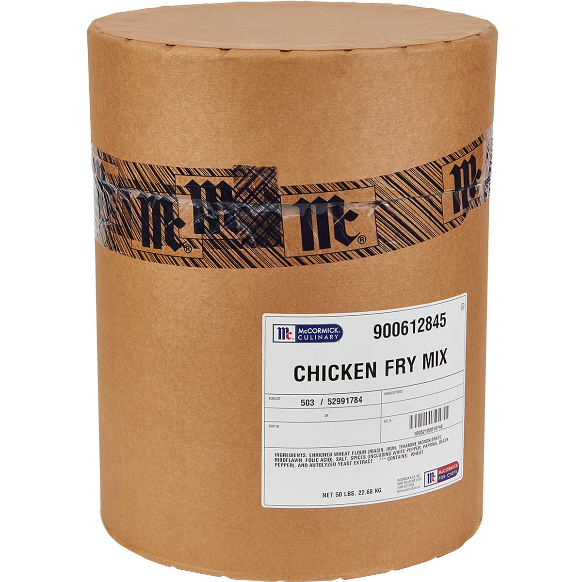McCormick Culinary Chicken Fry Mix, 50 lb - One 50 Pound Container of Fried Chicken Seasoning Mix for Cooking Bulk Batches of Appetizers and More
