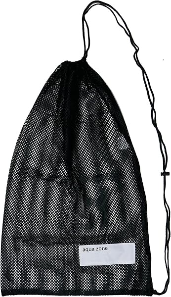 aqua zone Sac de Sport en Maille avec Cordon de Serrage pour Natation, Plage, plongée, Voyage, Gym - 3