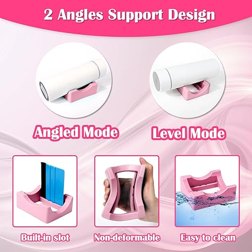 Miniatura 2 de Mity rain Cuna para vasos, base resistente para vaso con escobilla de fieltro para aplicar la calcomanía Vinly, mantén los vasos, tazas de café,