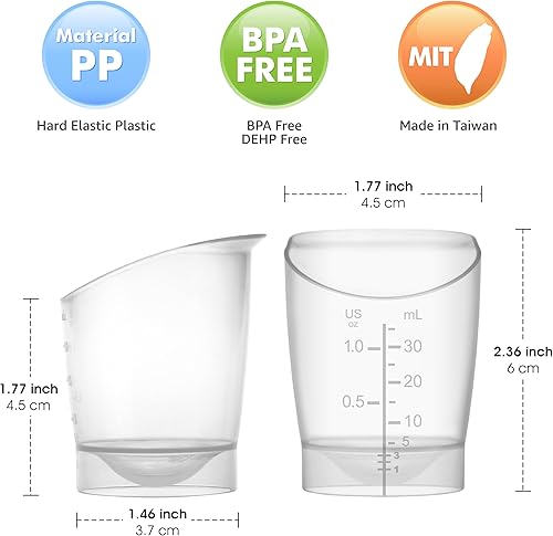 Miniatura 2 de Maymom Taza de alimentación para bebé vaso desechable reutilizable para bebé, taza de alimentación infantil a corto plazo taza de primera colección