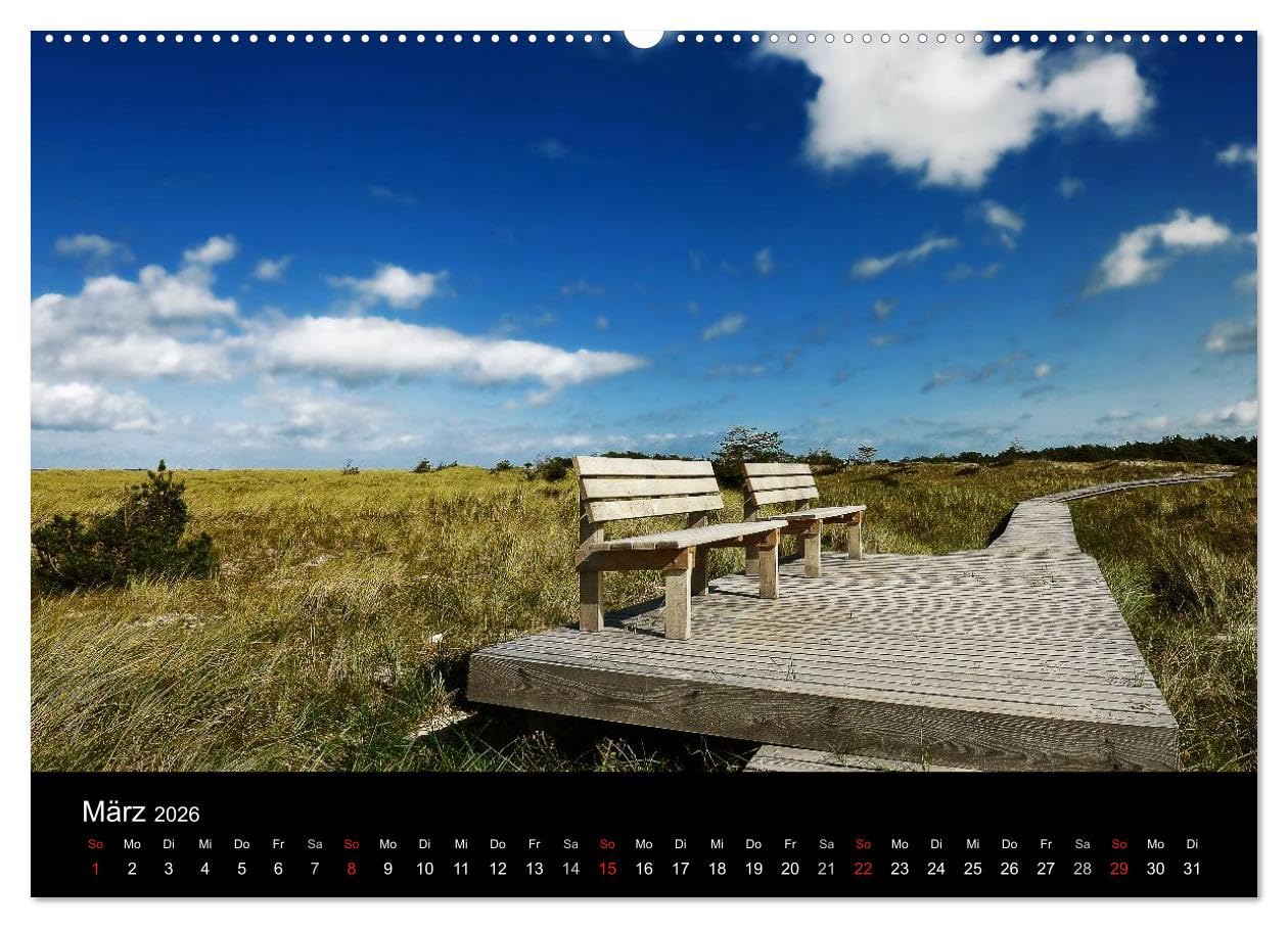 Mecklenburg - Vorpommern (Wandkalender 2026 DIN A2 quer), CALVENDO Monatskalender: Jahreskalender M/V von der Ostsee bis zur Mecklenburger Schweiz (CALVENDO Natur)