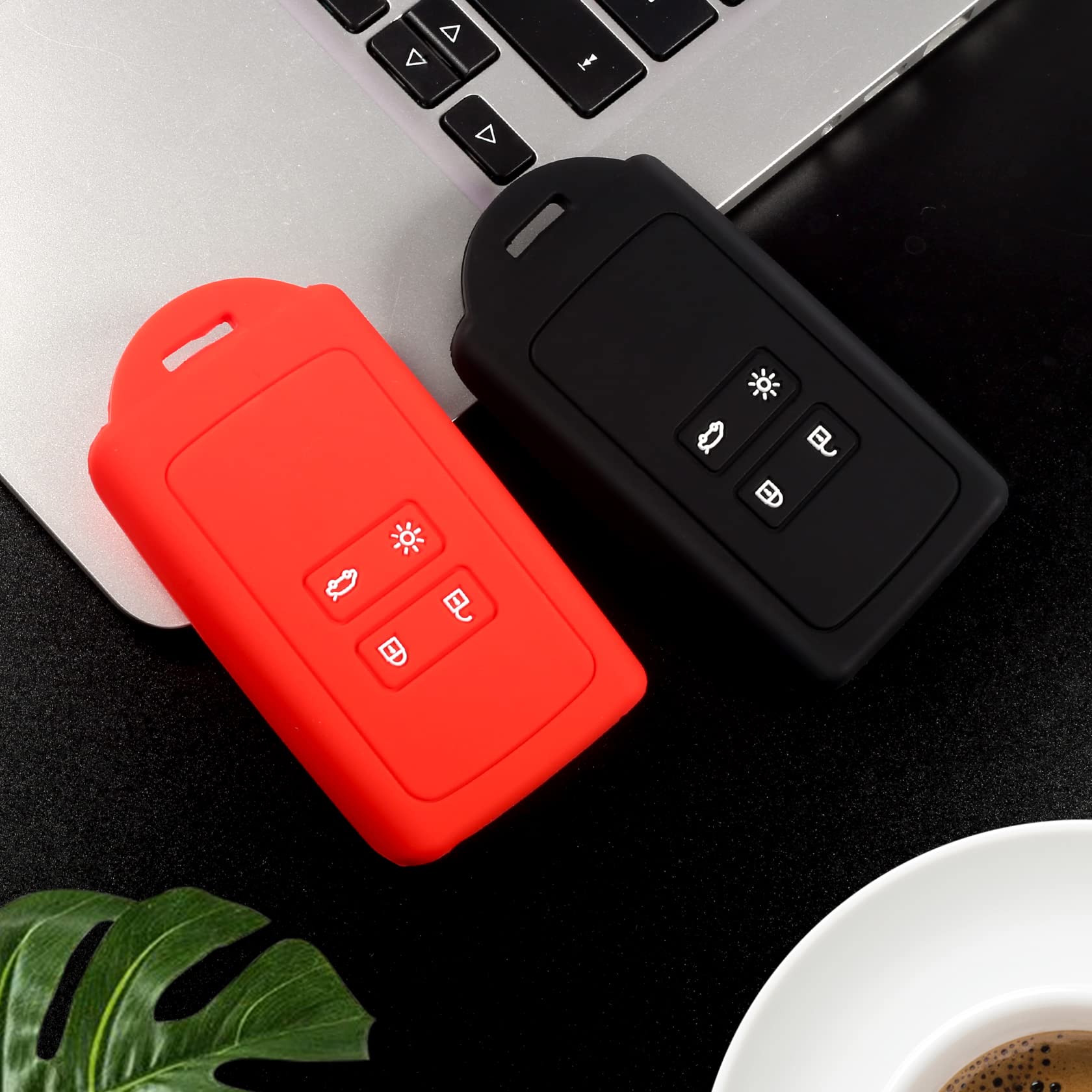 Coque Silicone Renault Pour Clé Smart 4 Boutons - Protection Souple Et Design | Compatible Clio, Megane, Captur