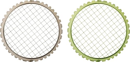 Cortador de huevos de acero inoxidable para cocina, paquete de 2, manual de metal para cortar huevos para verduras