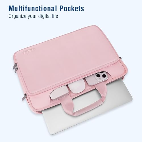 Miniatura 40 de MOSISO - Bolsa de hombro con protección de 360° para MacBook Air/Pro, laptop de 13-13.3 pulgadas, MacBook Pro 14 2023-2021 A2779 M2 A2442 M1, funda