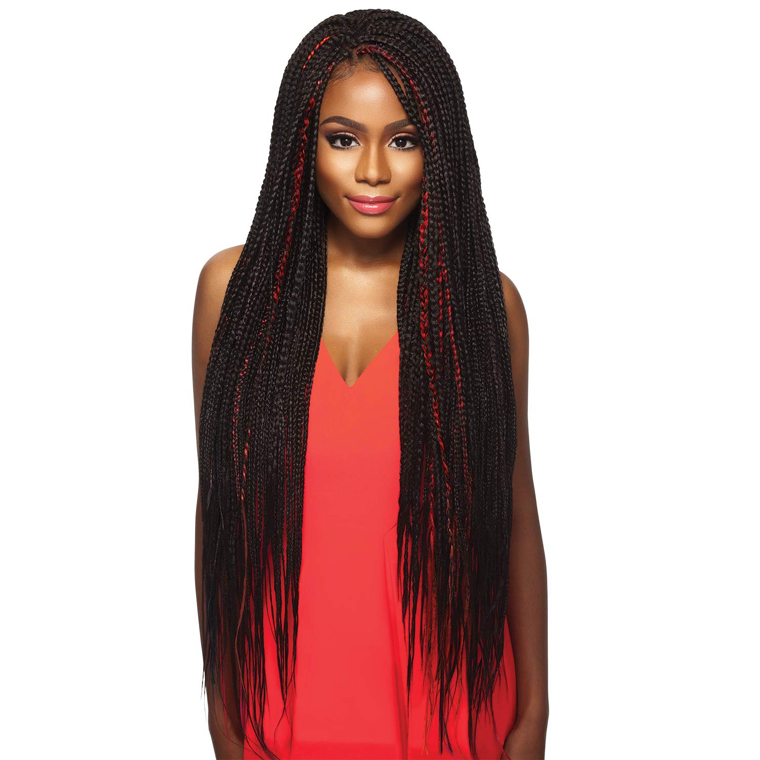 MULTI PACK DEALS! Outre Synthetic Hair Braids X-Pression Kanekalon 3X Pre Stretched Braid 52" (3-PACK, 613)