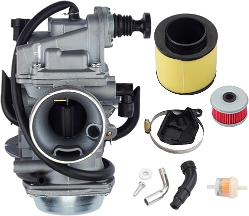 Miniatura 1 de Dasbecan Carburador con filtro de aceiteaire compatible con Honda Rancher 350 2000-2006 Foreman 450 1998-2004 Foreman 400 1997-2003 Fourtrax 350