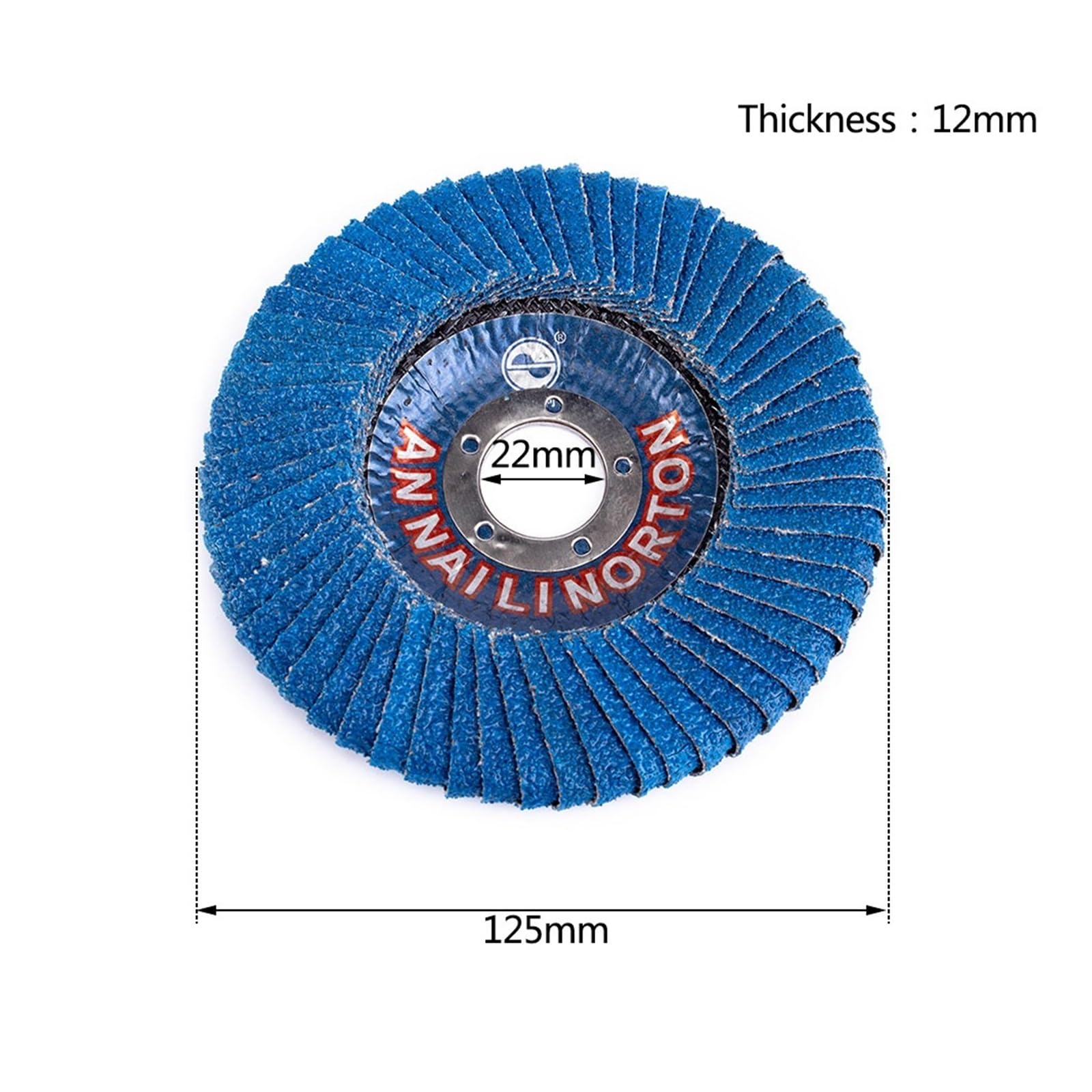 125 mm profesjonalne tarcze listkowe tarcze szlifierskie 60Grit ściernice do szlifierki kątowej narzędzie ścierne 2/5/10 sztuk (5)