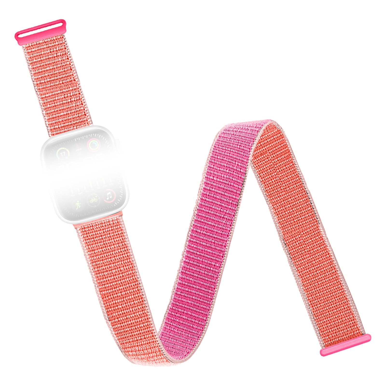 chinbersky Sportarmband Arm Knöchelband Kompatibel mit Apple Watch 49mm 46mm 45mm 44mm 42mm 41mm 40mm 38mm für Männer,Elastisches Nylon Armband Joggen für iWatch Ultra Series SE10/9/8/7/6/5/4/3/2/1