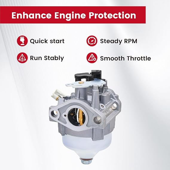 NIMTEK GCV170 Carburetor with Air Filter for Honda GCV170LA G5B GCV170LA G5BR GCV170LA S3B Models Lawn Mower Pressure Washer Replace 16100-Z9L-811