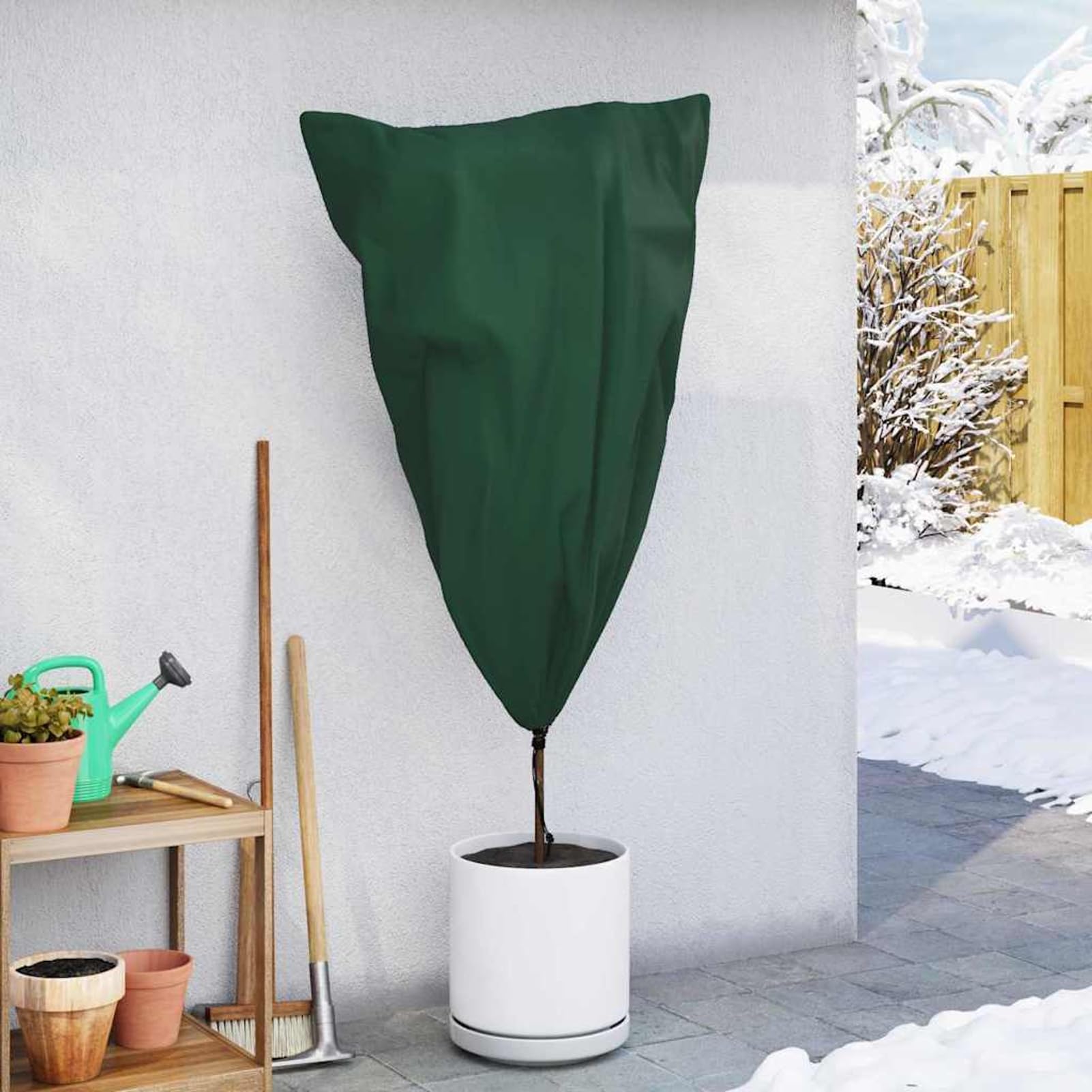 Geecher Copertura in Fleece per Piante, Protezione Antigelo, 0,8 x 1,2 m, Tessuto Non Tessuto, Coperture per Giardino e Terrazza