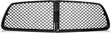 Armordillo USA 8720127 Mesh Style Front Hood Bumper Grille - Piano Black Fits 2011-2014 Dodge Charger