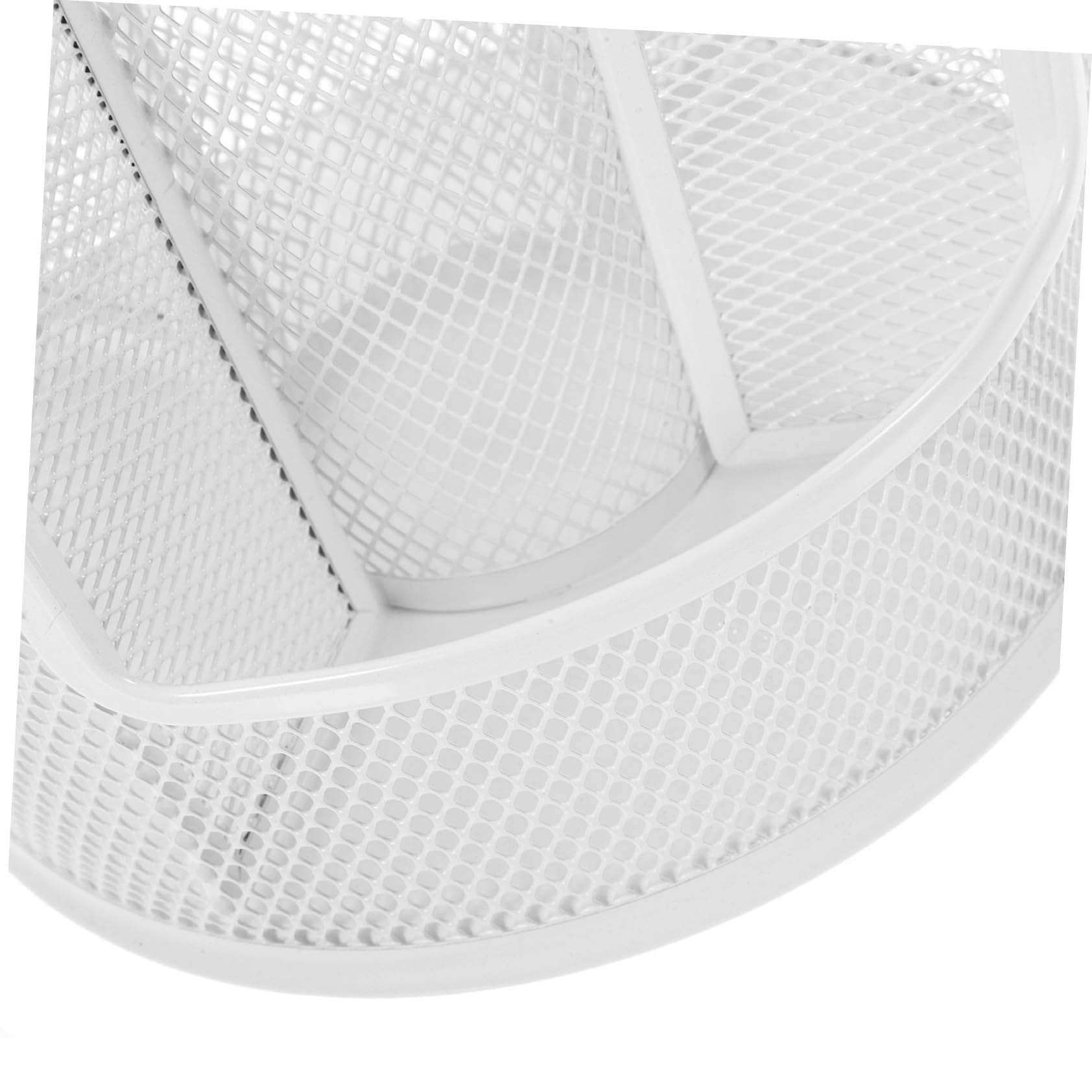STOBOK Portapenne Rotante da Scrivania in Metallo Grande Capacità, Organizer Desktop Elegante per Decorazioni Scuola e Porta Pennelli Cosmetici 360 Gradi