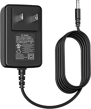 12V 2A AC Adapter Power Cord Compatible with Audio-Technica AT-LP60X-BK AT-LP60X-BW AT-LP120XUSB-BK Direct-Drive Turntable Record Player Charger Power Supply with UL Listed