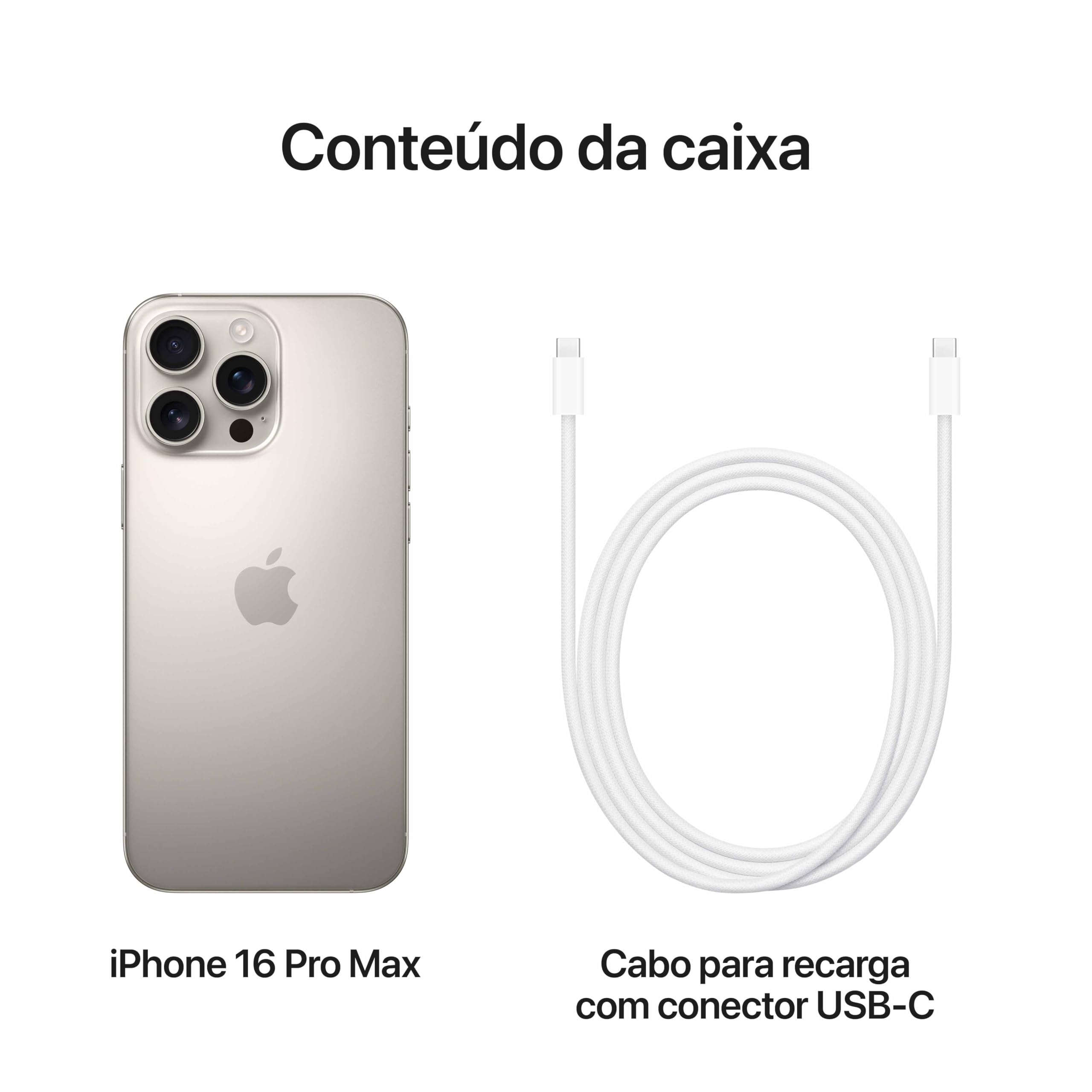 Apple iPhone 16 Pro Max (256 GB) – Titânio natural (Recondicionado