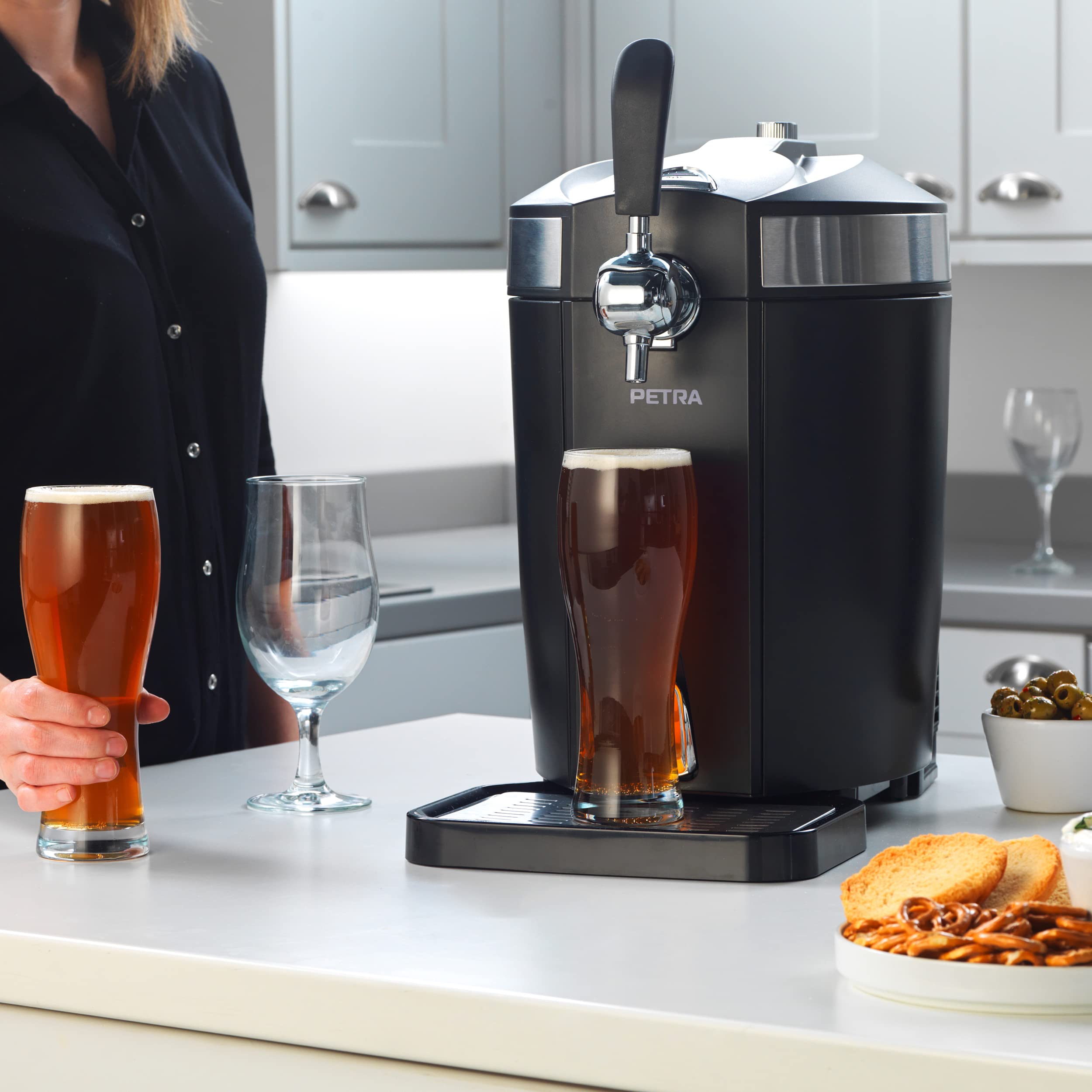 Buy Petra PT4919 Chilled Draught Beer Dispenser, Freestanding Home