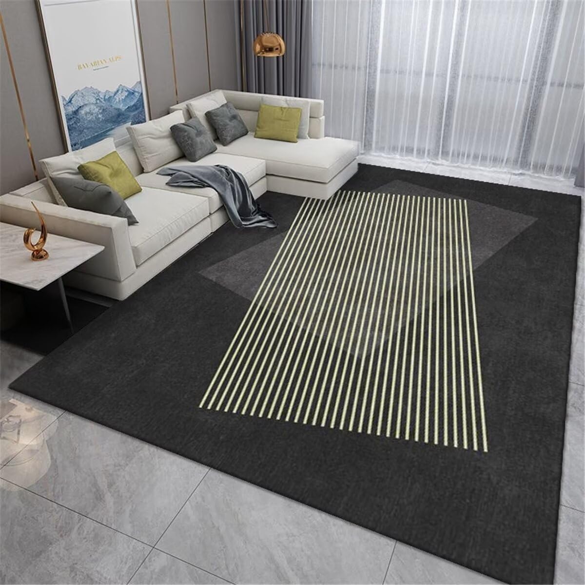 Tapis de chambre à coucher ado garçon pour décorer un studio ou une entrée moderne