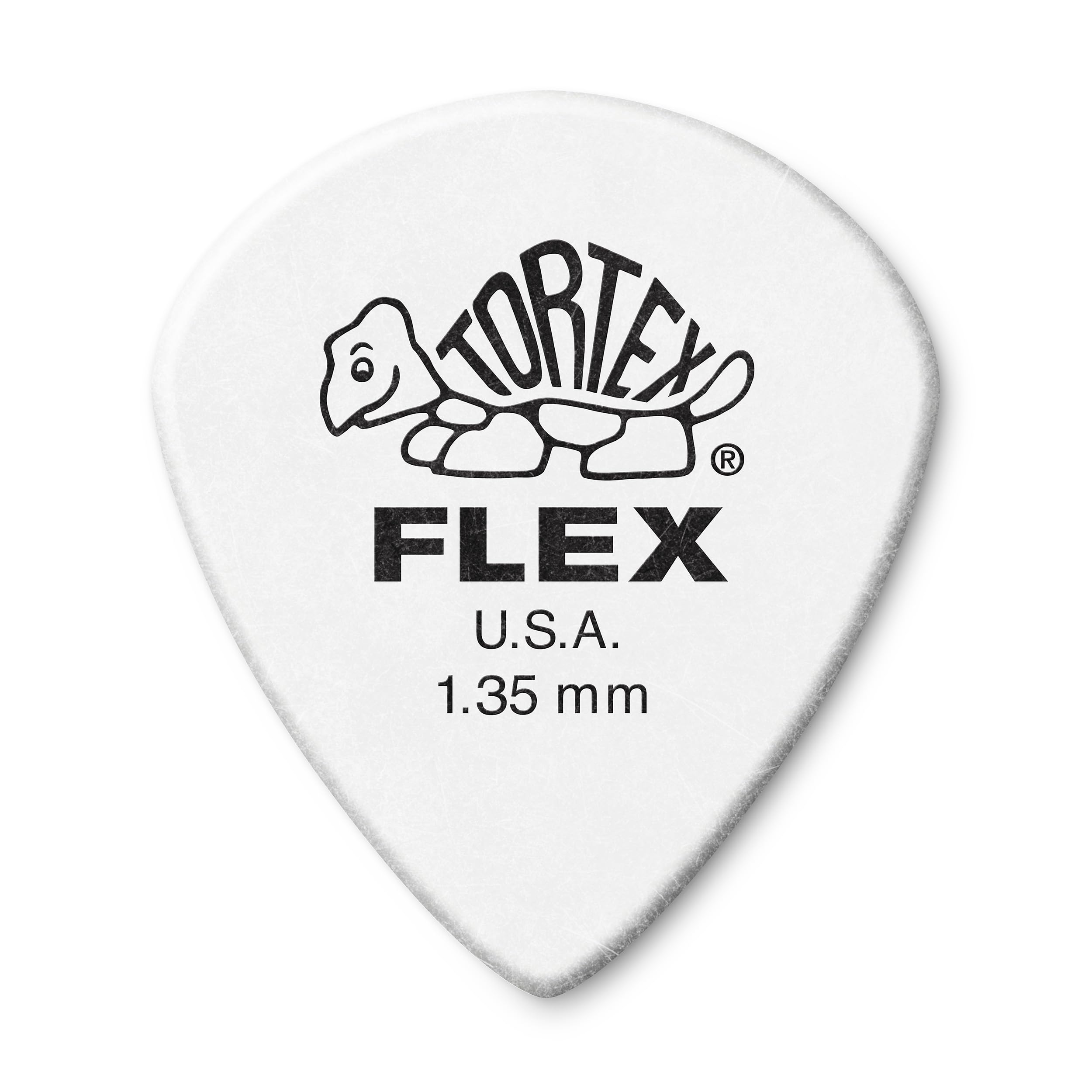 Dunlop Jim Tortex Flex Jazz Iii 1.35Mm Guitar Picks (468R1.35) White