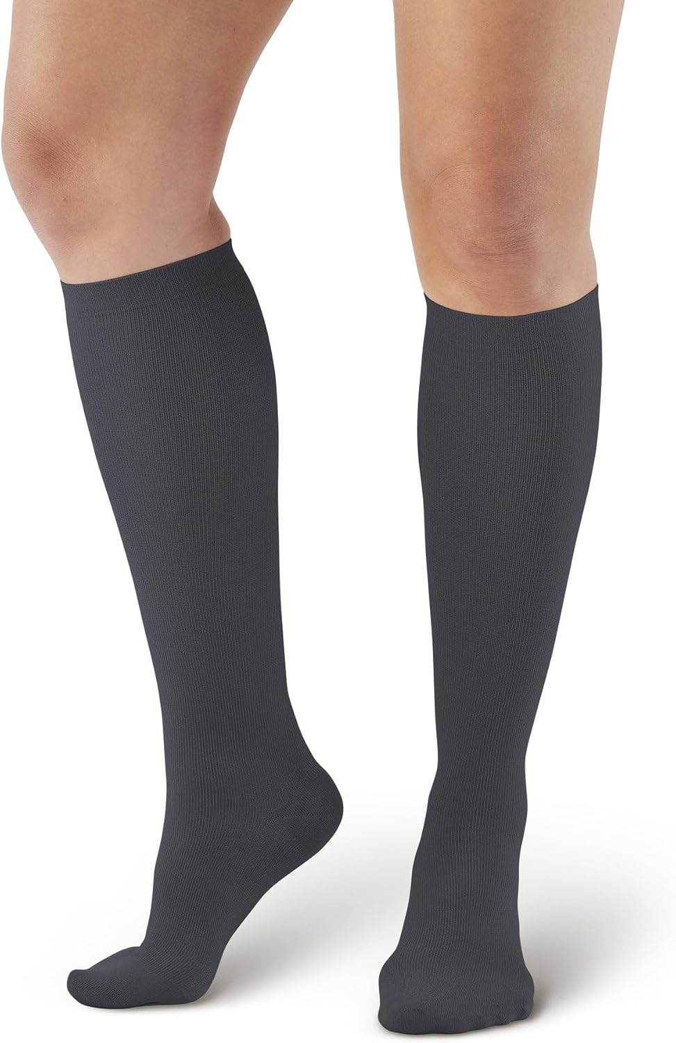 Ames Walker AW 112 Women's Microfiber Knee High Socks 15-20 mmHg