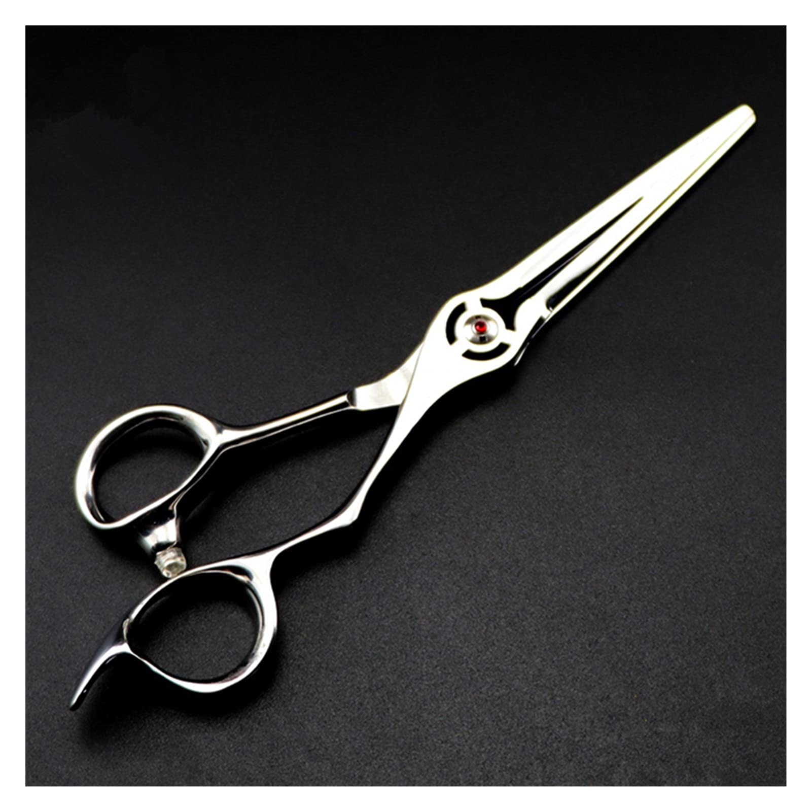Ciseaux plats creux de 6 pouces pour salon de coiffure et coiffeurs