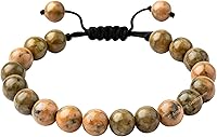 Vista 778 de Amazing Gemstone Crystal Bracelet for Women Men's Gifts - Protection Healing Crystal Bracelet - 8mm Gemstone Beaded Adjustable Bracelet Pulseras