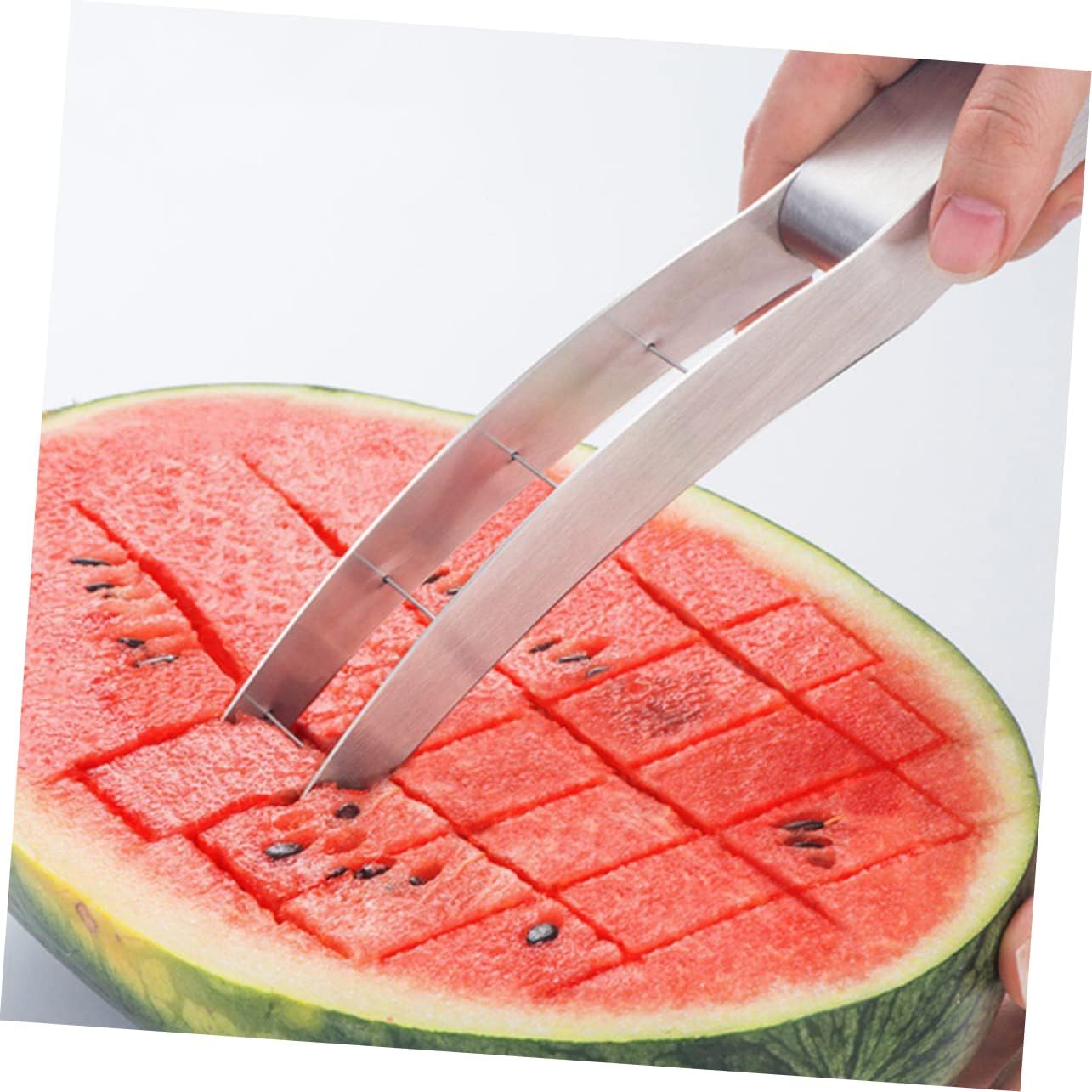 Ciieeo Stainless Steel Watermelon Slicer Cutter Tool for Fruits and Melons