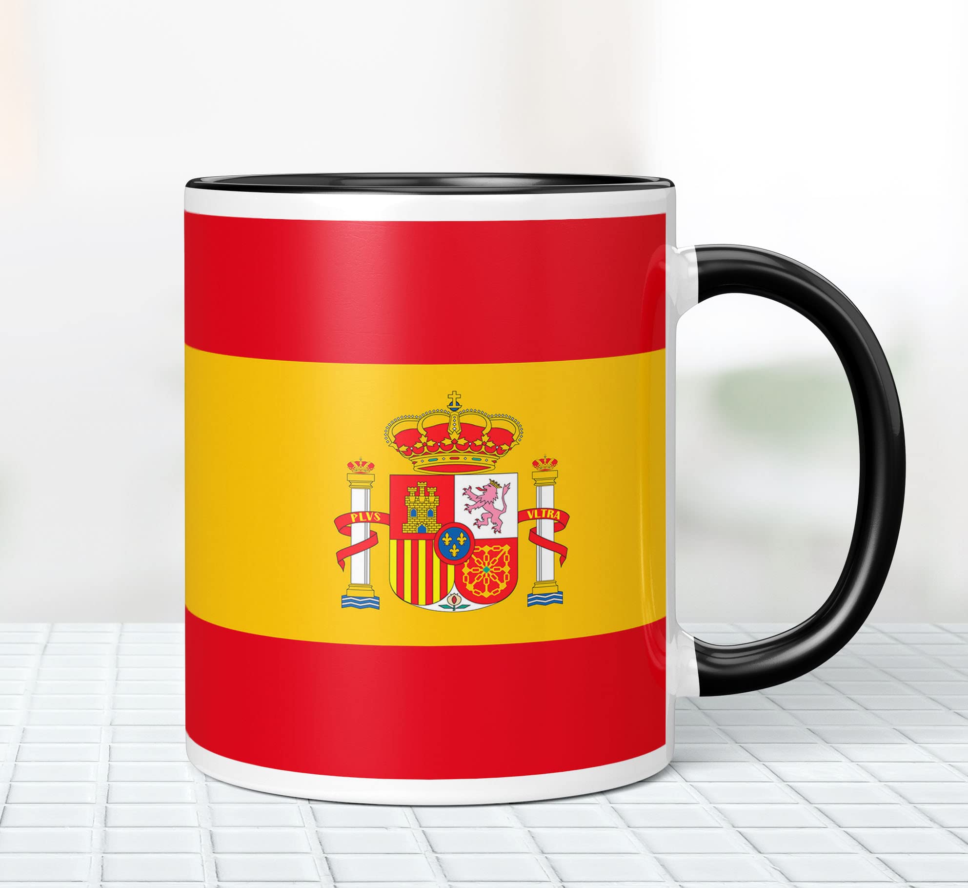 Spain team logo Printed Coffee Mug For Football Lover Fifa World Cup team Spain logo Mug For Birthday Gift Fifa Football Mug for Boys Mens Girls Kids (Microwave Safe Ceramic Tea Coffee Mug-350ml) FBT3TM 06