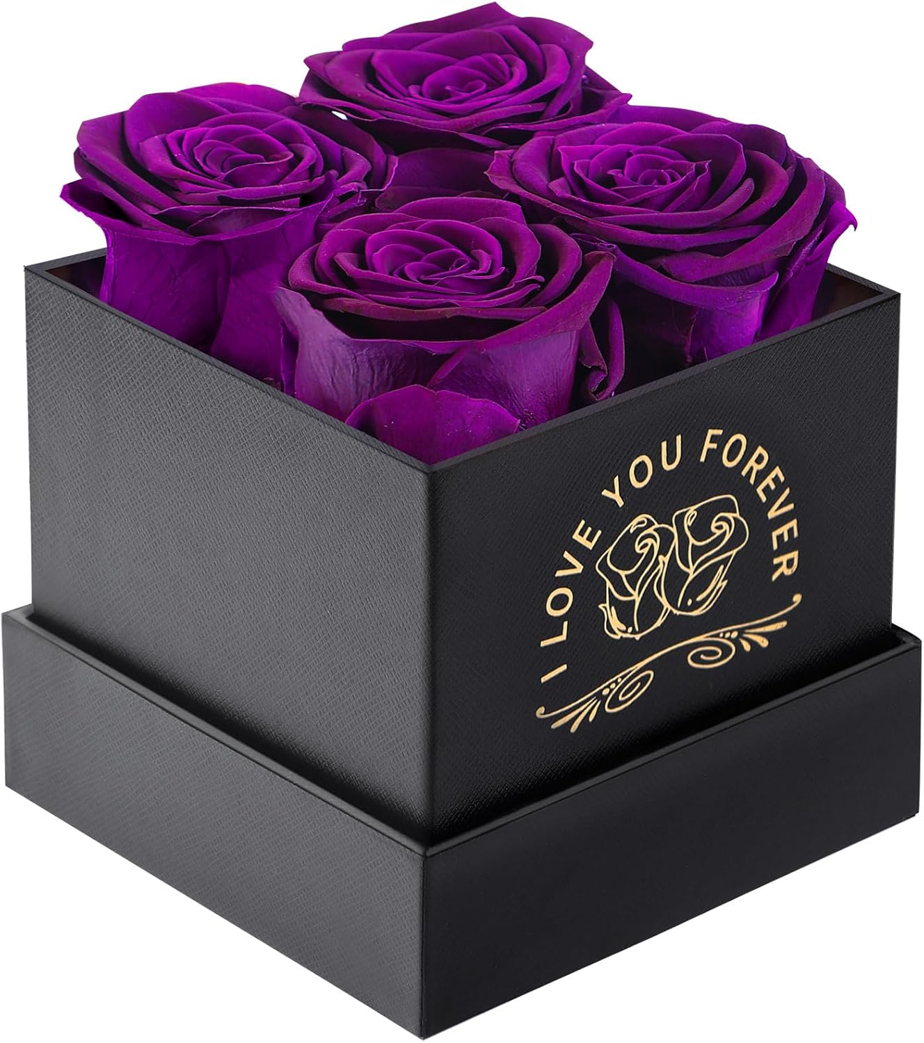 Roses in a Box,Rose Flower Gifts for Women, Valentines Day