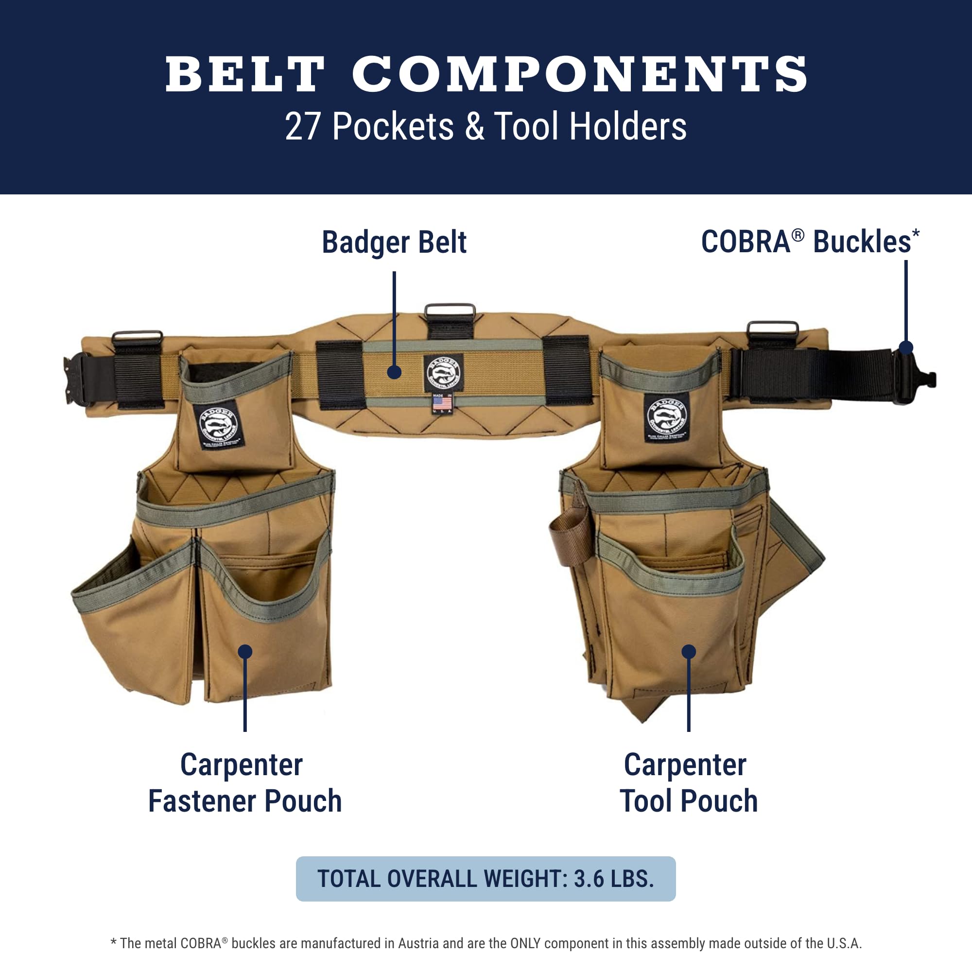 Amazon | Badger Occidental Leather 461020 SM おがくず セージ