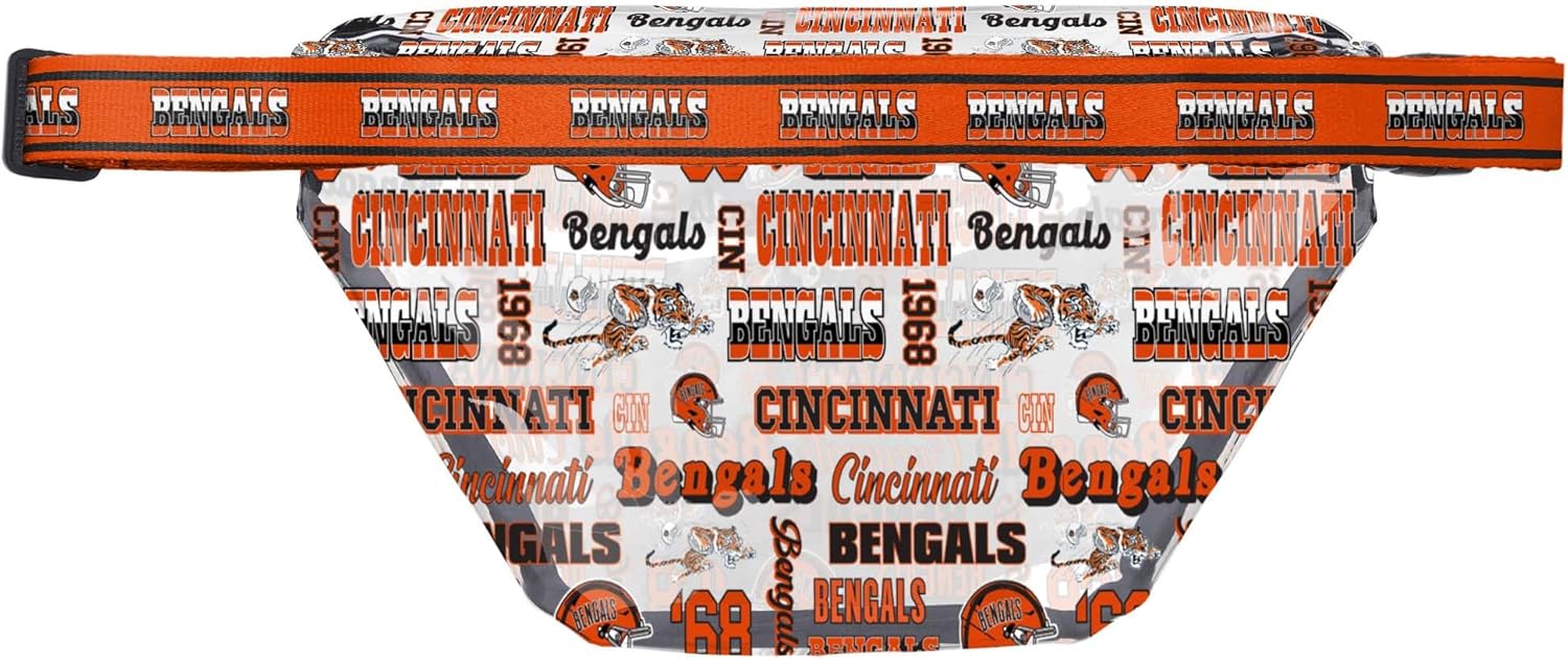 FOCO Philadelphia Eagles NFL Repeat Retro Print Clear Fanny Pack