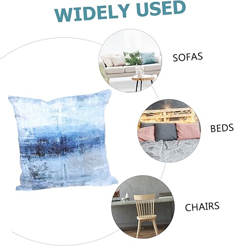 Miniatura 5 de Veemoon 4 Pcs Pillowcase para Cojines Decorativos Accent Pillow Cover Square Cushion Case Couch Pillow Cover Modern Throw Pillow Cover Modern