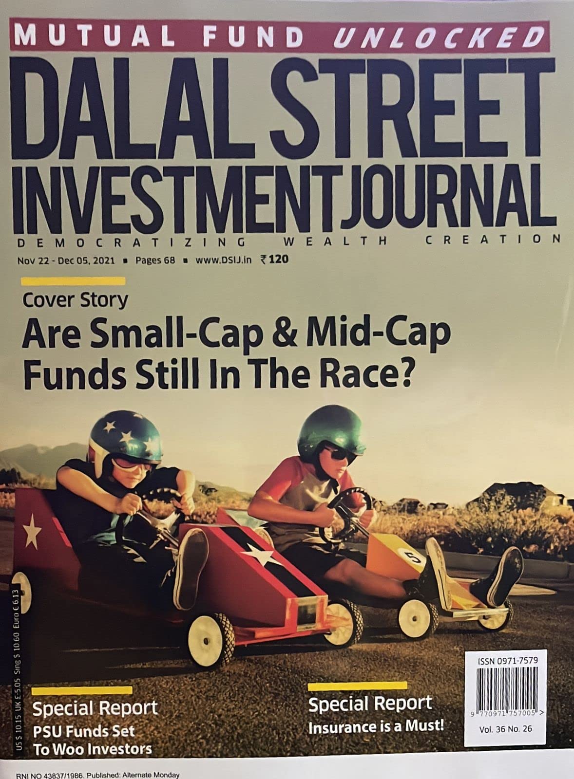 Dalal Street Investment Journal 22 November to 05 December 2021 (Cover Story: Are Small-Cap & Mid-Cap Funds Still In The Race)